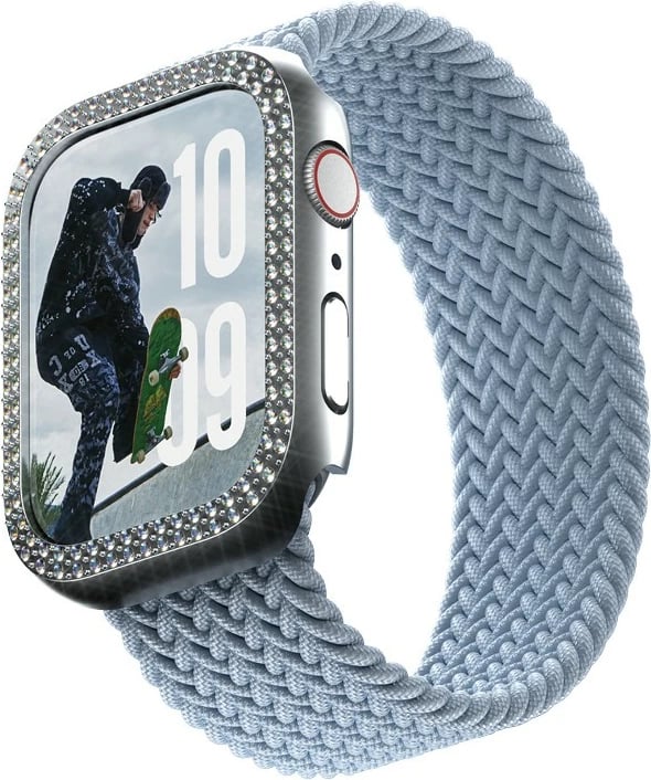 Mbështjellës PanzerGlass SAFE Bling Bumper për Apple Watch 10/42mm, transparent