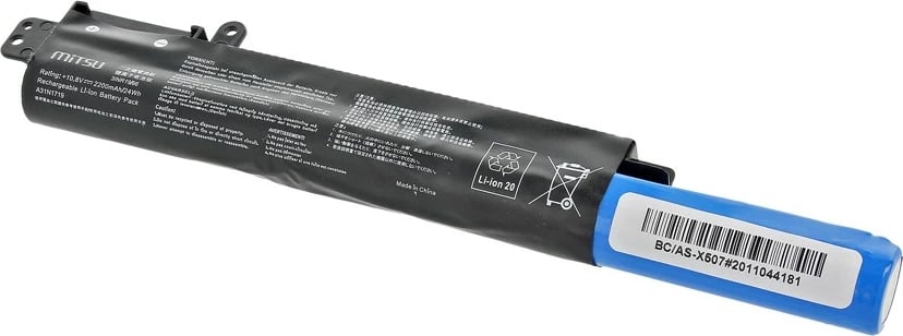Bateri laptop Mitsu BC/AS-X507, 2200 mAh, 10.8V, për Asus X507UA/X507UB