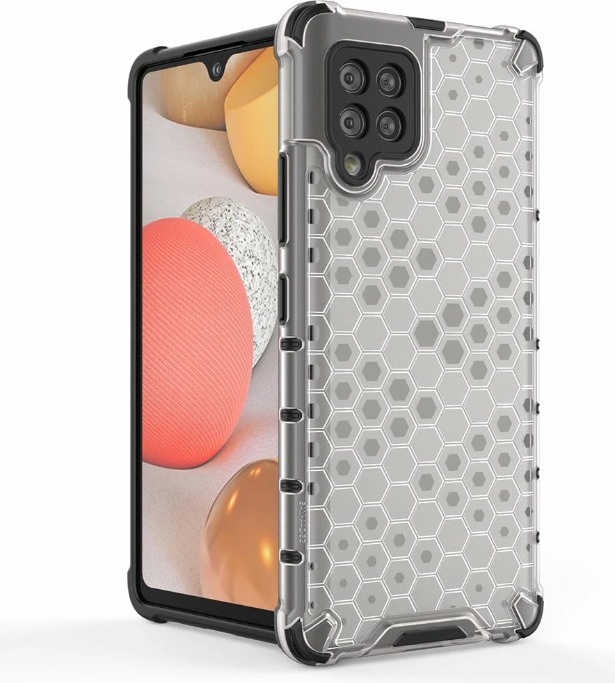 Mbështjellës Hurtel Honeycomb për Samsung Galaxy A42 5G, Transparent