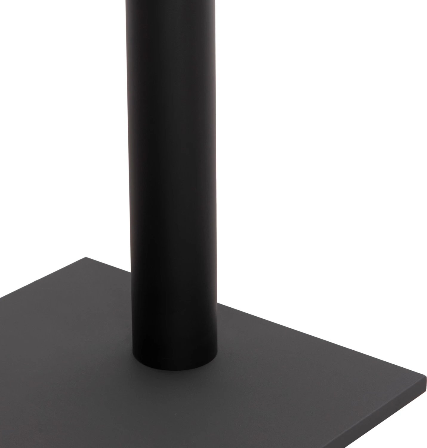 Bazë për tavolinë bar, dy këmbë, metal, ngjyrë e zezë, 80x40x108H cm