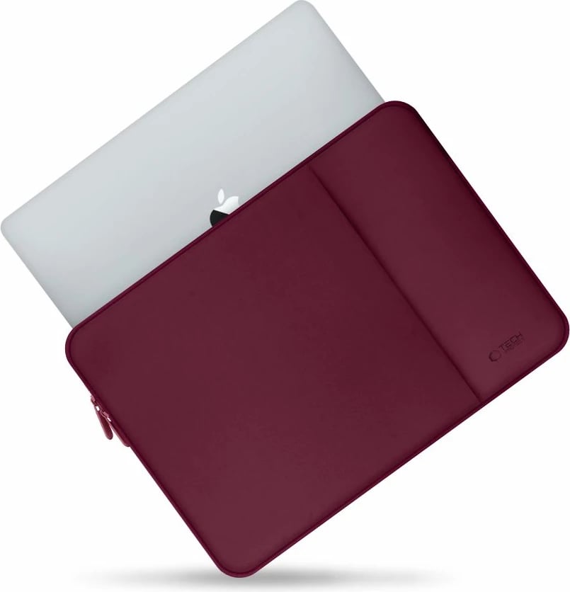 Mbështjellës laptopi Tech-Protect Neoprene 15-16 inç, Kuq e errët
