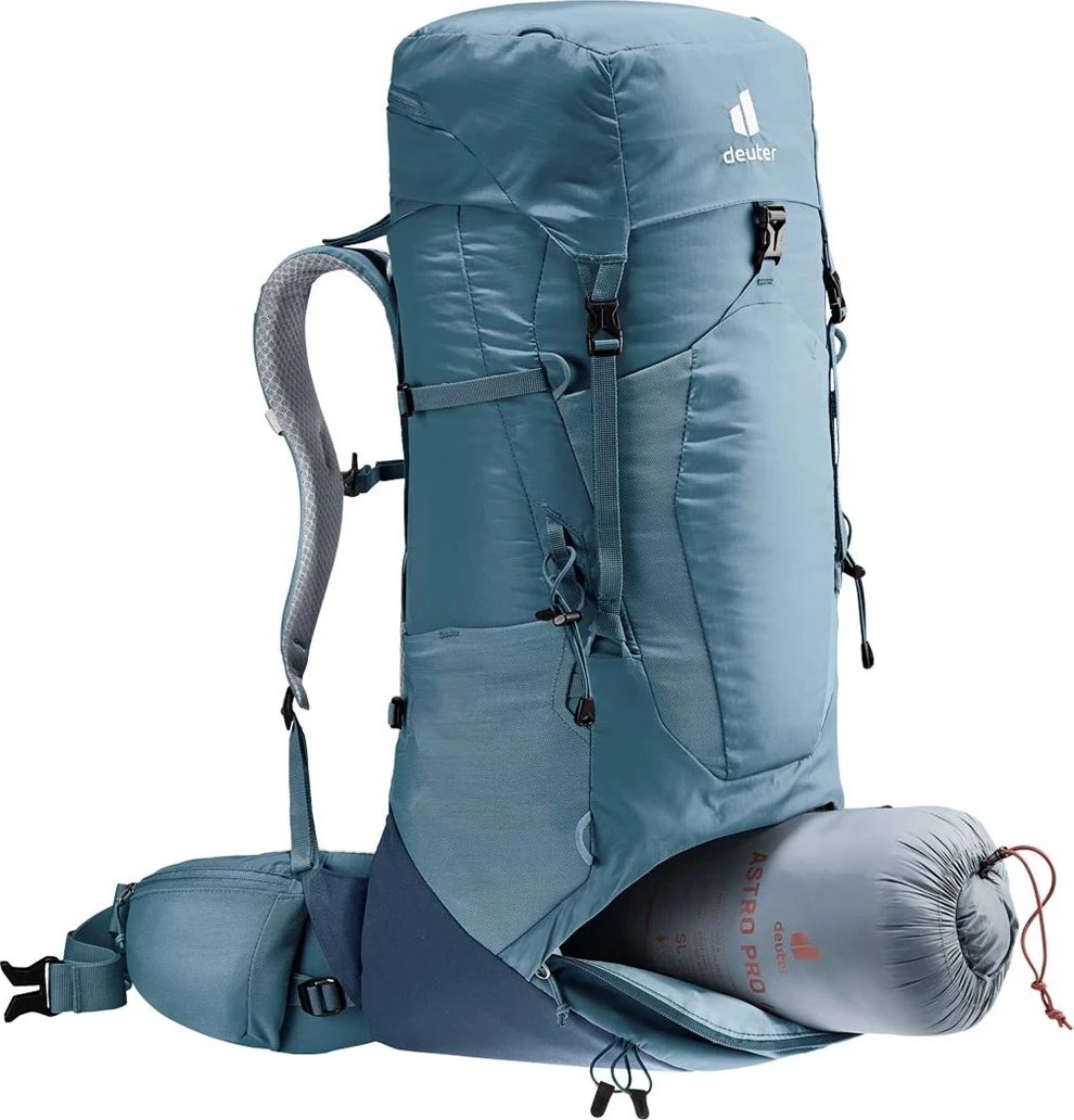 Çanta për trekking Deuter Aircontact Lite 40 + 10, e gjelbër