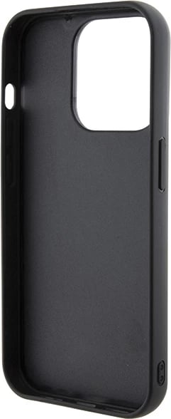 Mbështjellës Karl Lagerfeld Gripstand Saffiano Karl&Choupette Pins për iPhone 13 Pro/13, i zi