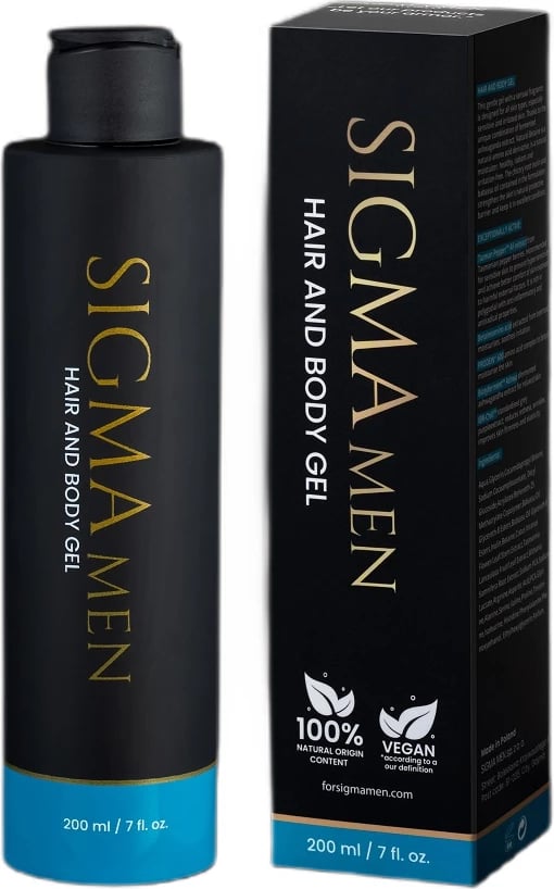 Xhel për trup dhe flokë Sigma Men Versatile Hair and Body Elixir Gel për meshkuj 200ml