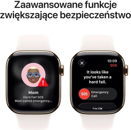 Smartwatch, Apple, Watch Series 11 GPS + Cellular 46mm titanium, 64 GB, ekran OLED LTPO Retina, rezistencë WR50M/IP6X, Rrip Sport M/L, ngjyrë ari me rrip rozë e butë