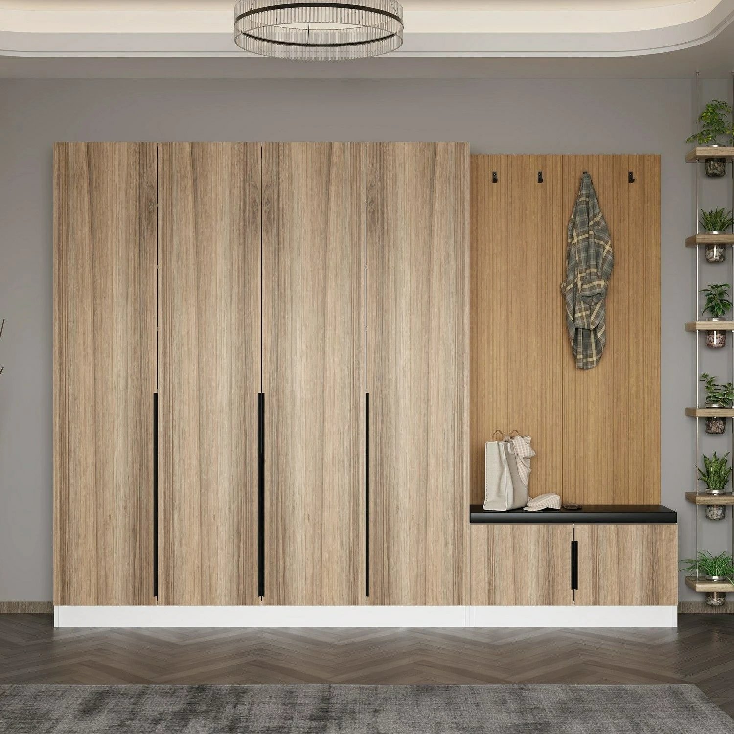 Stendë korridori Skye Decor, ngjyrë arre, Noah - 8315