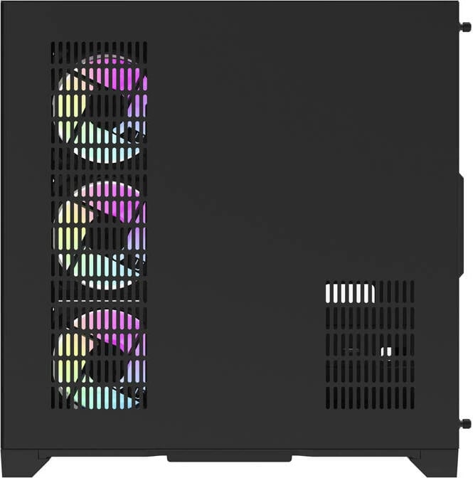 Kasë Darkflash FT418 PRO me 7 ventilatorë aRGB, Midi Tower, e zezë