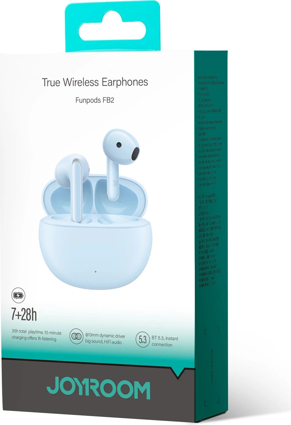 Kufje wireless Joyroom Funpods JR-FB2, Bluetooth 5.3, kaltër