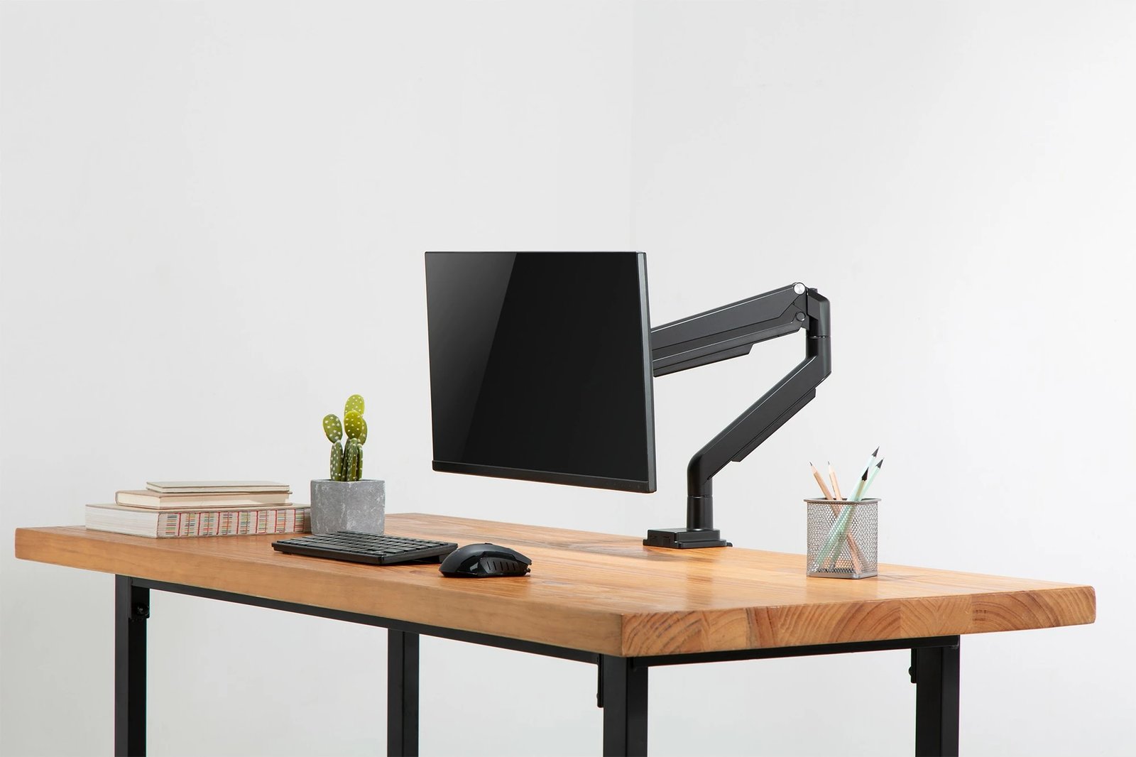 Mbajtës monitori Digitus, Universal, Gas Spring, Clamp Mount, 9 kg, 15"-32", i zi