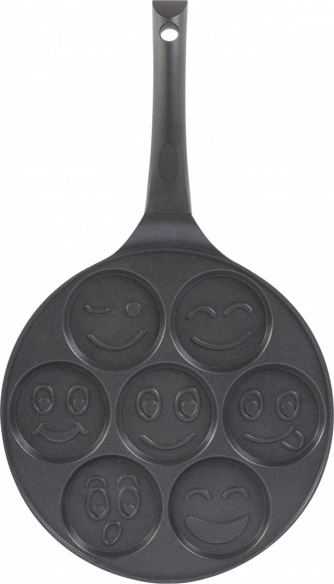 Tigan petullash Lamart LT1294 SMILE, alumini, 27cm, i zi, 7 vende