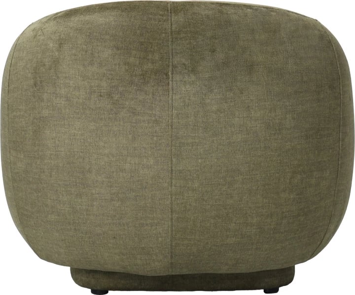 Fotel Freya, material ngjyrë ulliri, 93x87x76cm