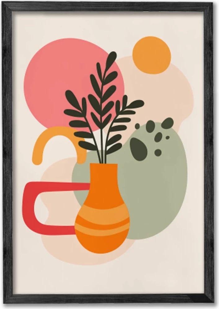 Pikturë dekorative me kornizë (3 copë), Wallity, Ersy3Syhcrv23