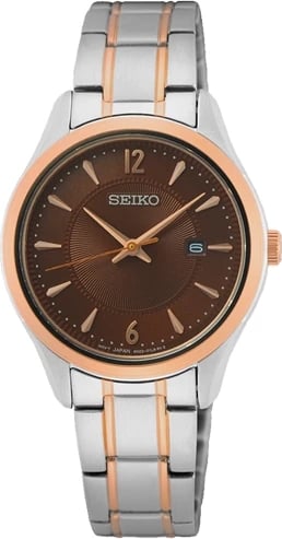 Orë dore SEIKO SUR476P1, kafe