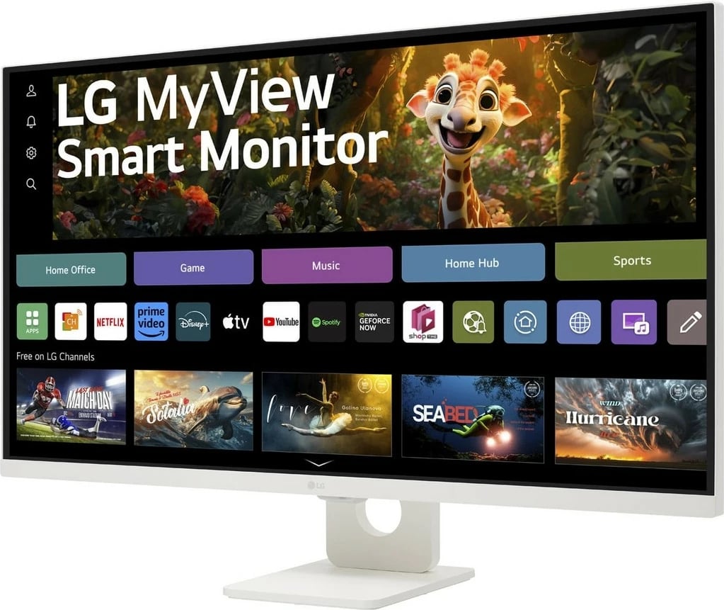 Monitor LG 32SR73U-W 31.5 inç 4K Ultra HD, webOS, Bluetooth, bardhë