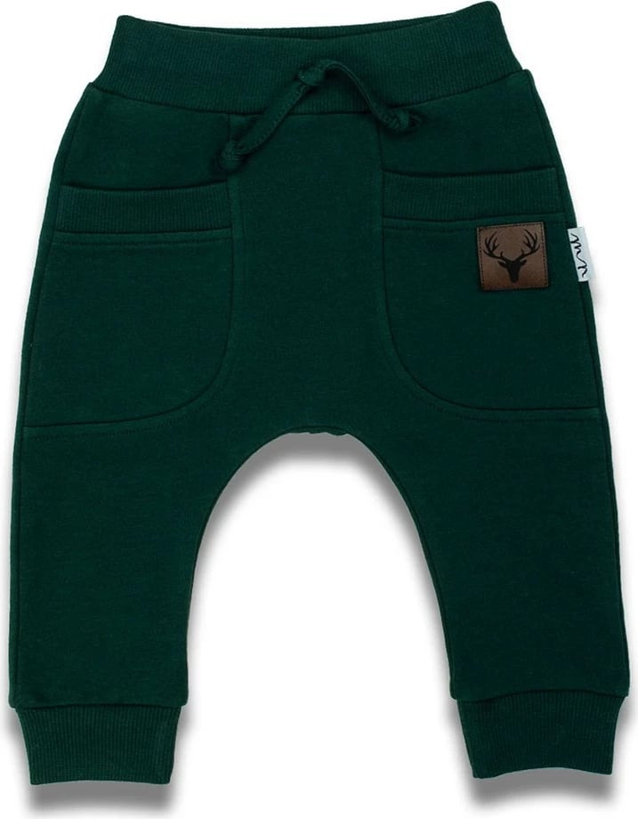 tuta bebe, Nicol, Bambi, madhësia 56 (0-3m), pambuk 95% elastan 5%, jeshile