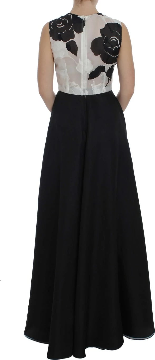 Fustan solemn për femra Dolce & Gabbana, i zi / i bardhë