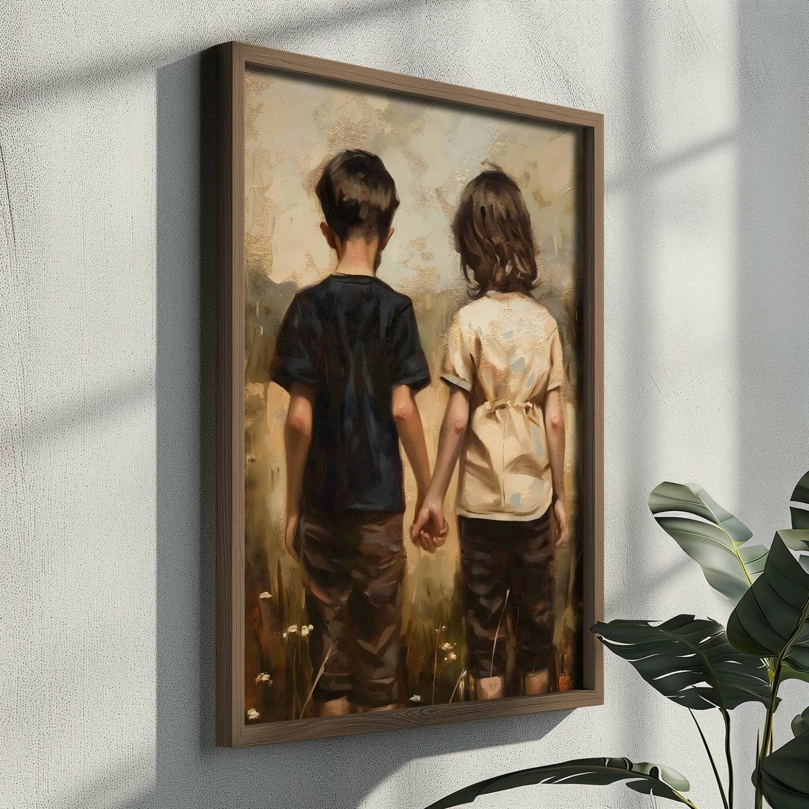 Pikturë dekorative me kornizë MDF, Wallity, GE237-L, shumëngjyrëshe