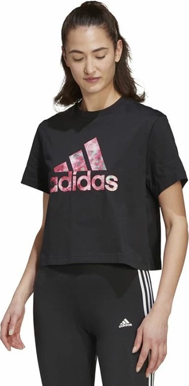 Maicë adidas për femra, e zezë