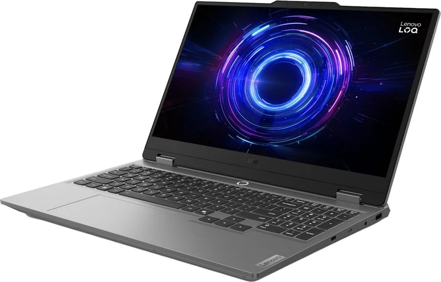 Laptop Lenovo LOQ 15IRX10, 15.6", Intel Core i5-13450HX, 32 GB RAM, 512 GB SSD, NVIDIA RTX 4060, Gri