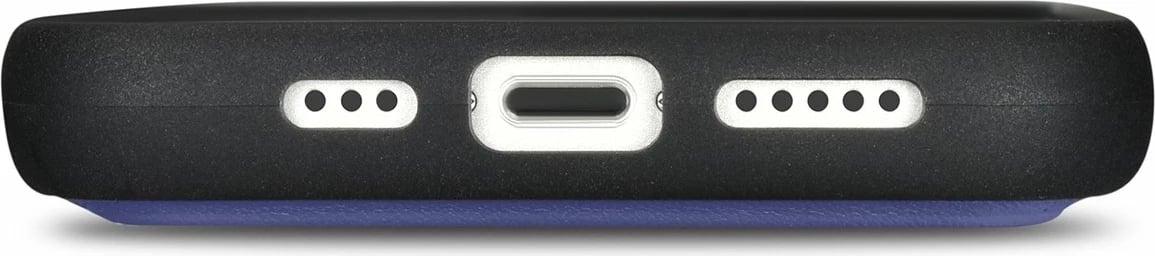 Mbështjellës iCarer Wallet Case 2in1 për iPhone 14, lëkurë natyrale, Anti-RFID, Vjollcë e çelët