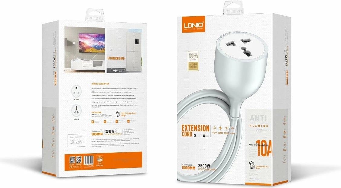 Prizë E Rrymës LDNIO SC1017 Prizë E Rrymës LDNIO SC1017