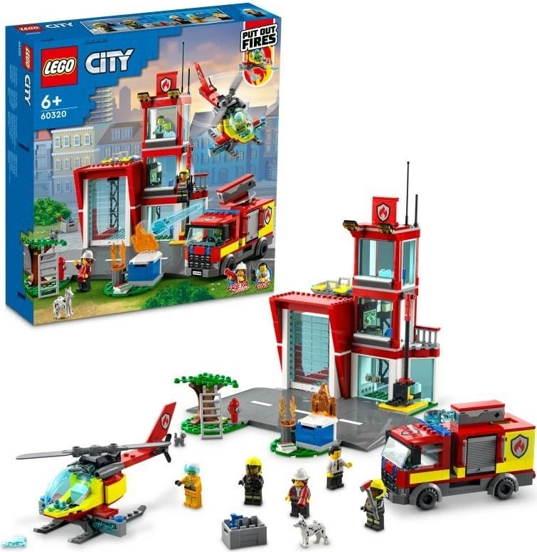 Lodër për fëmijë LEGO City, zjarrëfikës