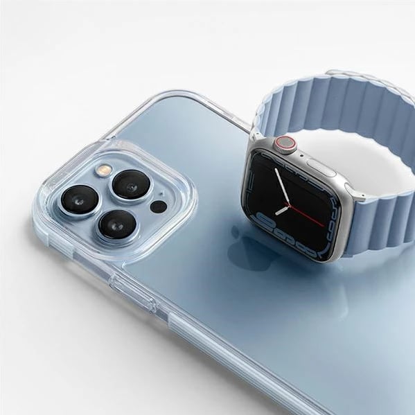 Rrip magnetik për Apple Watch UNIQ Revix, dyngjyrësh, silikon, bardhë dhe kaltër