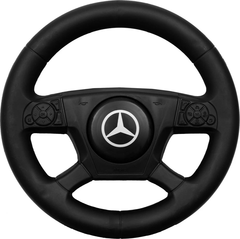 Makinë lodër me shtytje, Baby Mix, Mercedes HASICI, deri 25 kg, me drita e tinguj, 12m+, e kuqe