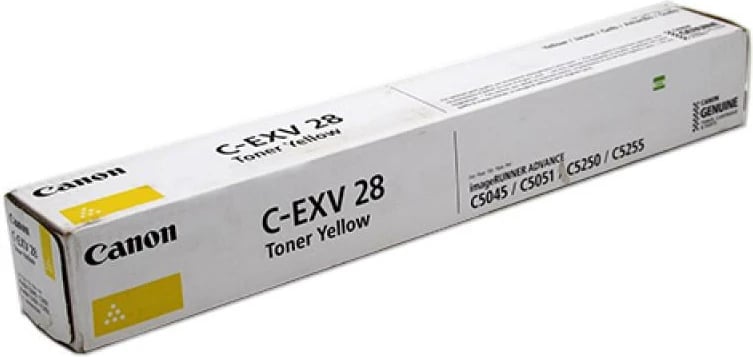 Toner, Canon, C-EXV 28, deri 24,000 faqe, e verdhë
