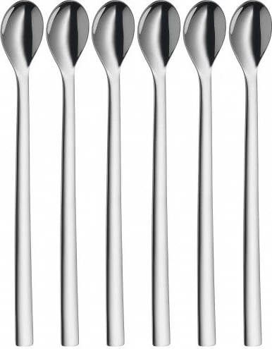 Set lugë të gjata WMF Nuova 6 copë, çelik inox