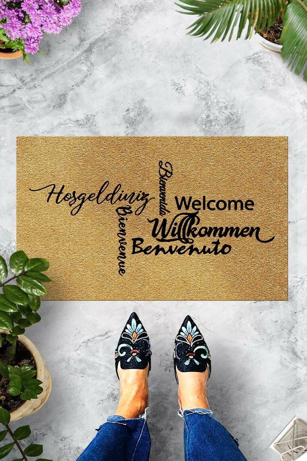 Shilte hyrëse PVC, shumëngjyrëshe, Conceptum Hypnose, 40x60cm