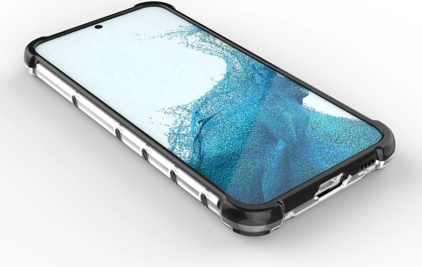 Mbështjellës Hurtel Honeycomb për Samsung Galaxy S23, i zi