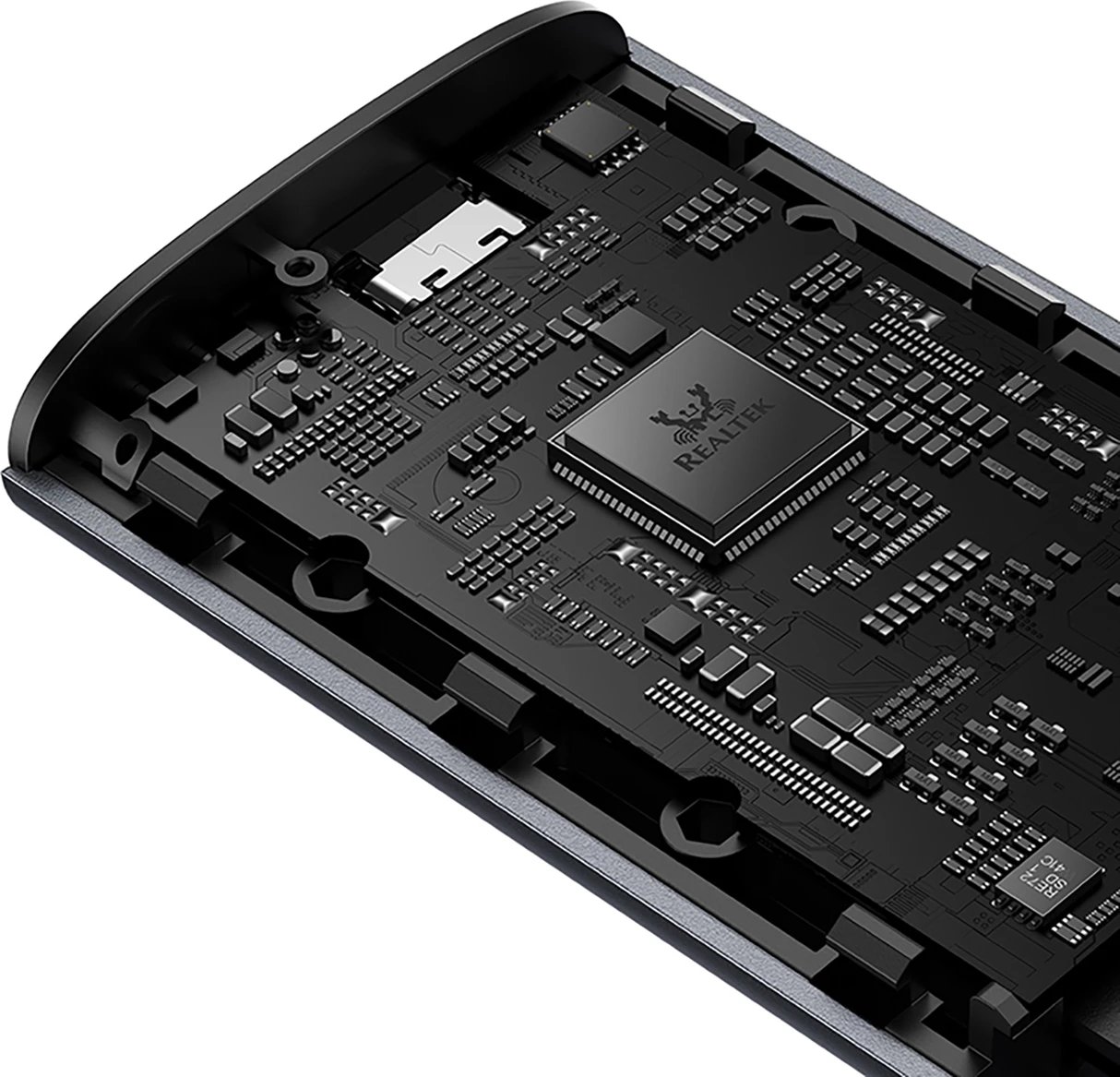 Kasë Baseus FlyJoy për SSD M.2 NVMe, 10Gb/s, Gri