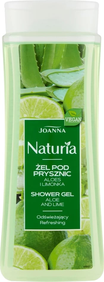 Xhel dushi për femra Joanna Naturia Aloe dhe Lime 300ml