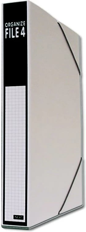 Kuti dosjesh NEXT H36x27x4cm e bardhë e zezë