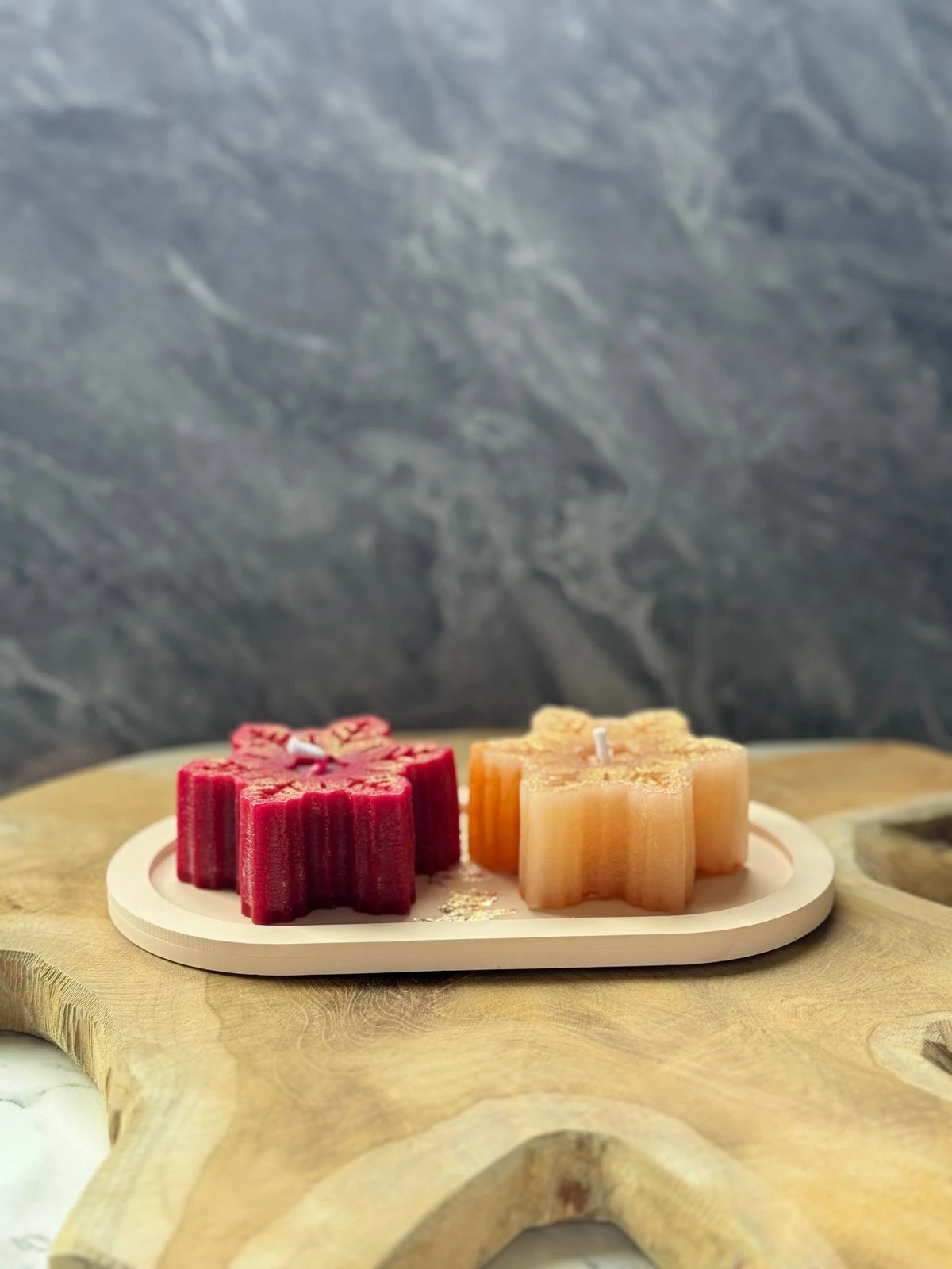 Set qirinjsh (3 copë), Evila Originals, set qirinjsh për Krishtlindje