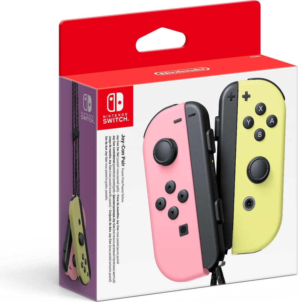 Joystick Nintendo (SWITCH), një palë rozë/verdhë 