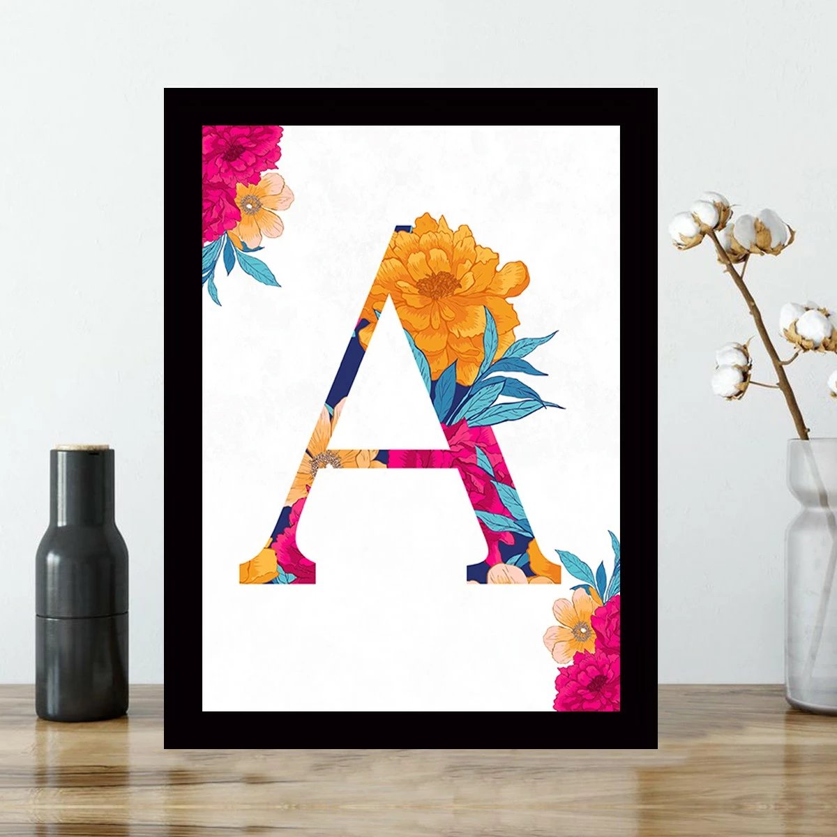 Pikturë dekorative me kornizë MDF, shumëngjyrëshe, SC3923621171, 24x29cm