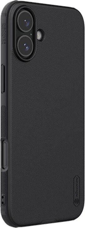 Mbështjellës Nillkin Super Frosted Shield Pro për iPhone 16 Plus, i zi
