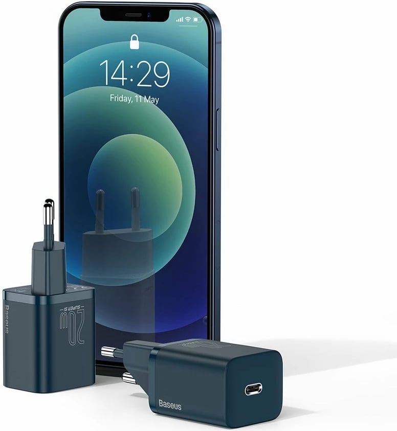 Karikues muri Baseus Super Si 1C, 20W, USB-C, Blu