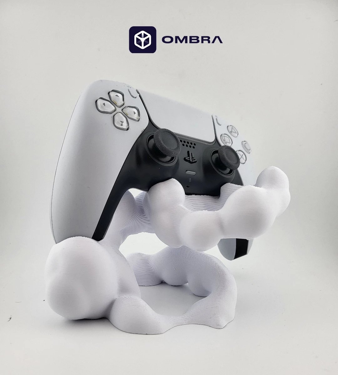 PS5 Controller Abstrakt Stand, e bardhë