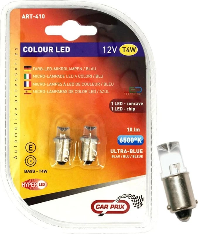 Lampa 12v T4 E Bardhe Blister