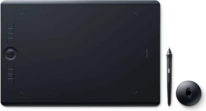 Tablet grafike Wacom Intuos Pro, Wireless, 5080 lpi, 311 x 216 mm, USB/Bluetooth, Ngjyrë e zezë