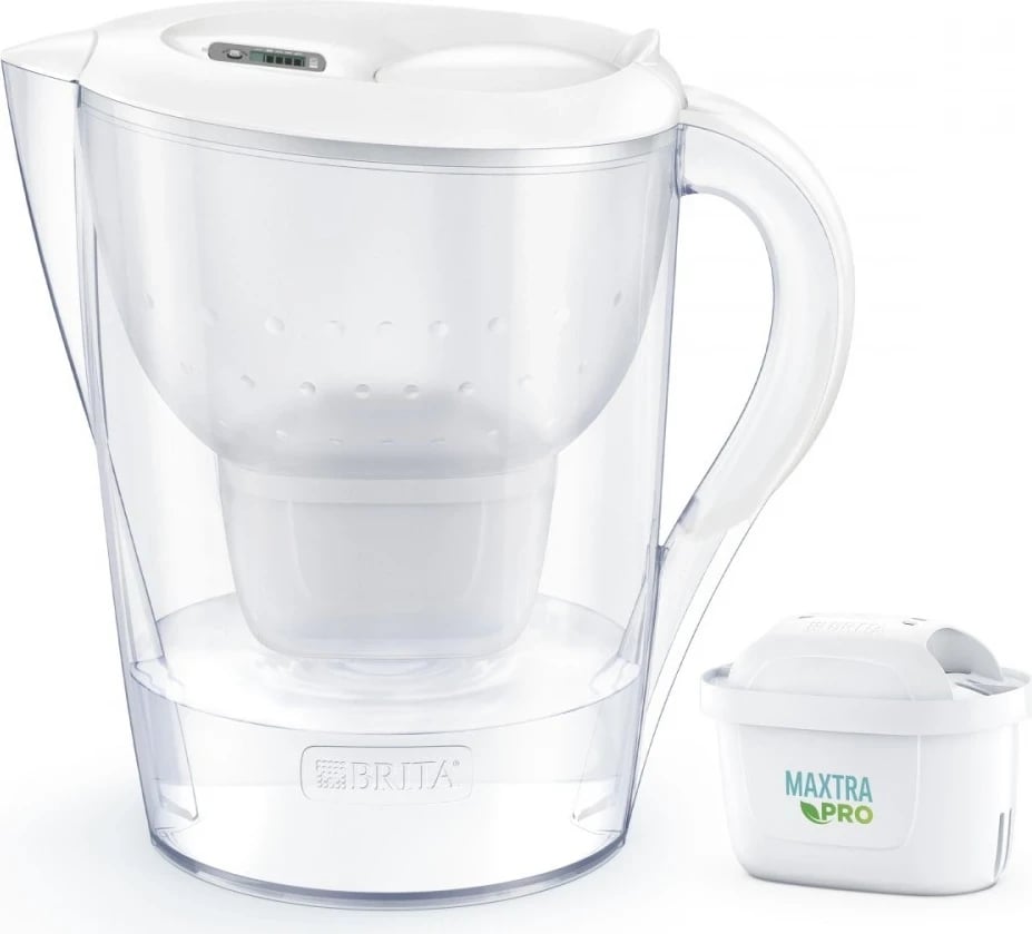 Filtruese uji BRITA Marella XL + 1 Maxtra Pro, e bardhë