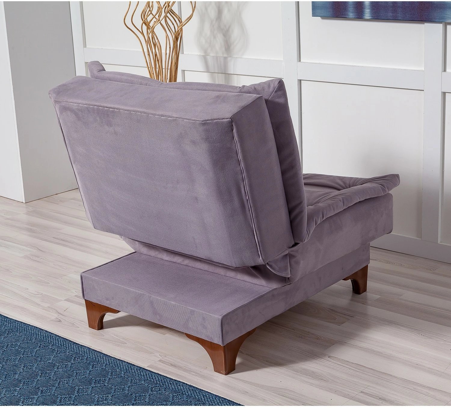 Karrige berjer, ngjyrë gri, Atelier del Sofa, Kelebek