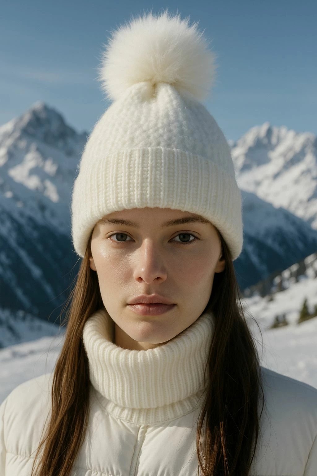 Beretë për gra, ngjyrë ecru, Jumeon, Bere1136