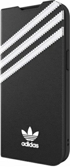 Mbështjellës Adidas OR Booklet Case PU për iPhone 13/13 Pro 6.1", zi-bardhë