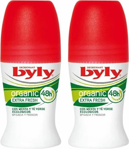 Deodorant roll-on Byly Organic Extra Fresh 2x50ml