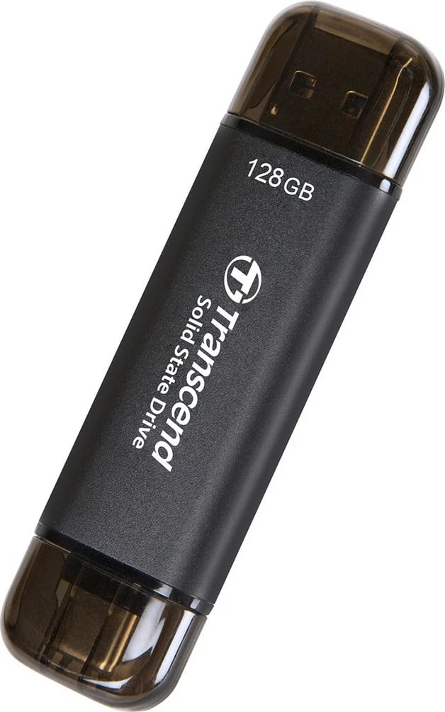 SSD i jashtëm Transcend ESD310C 128GB USB-C USB 3.2 Gen 2x1, e zezë