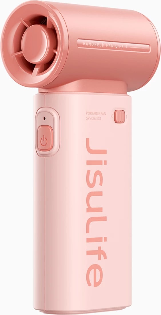 Ventilator dore Jisulife Life9, 5000mAh, USB-C, Rozë
